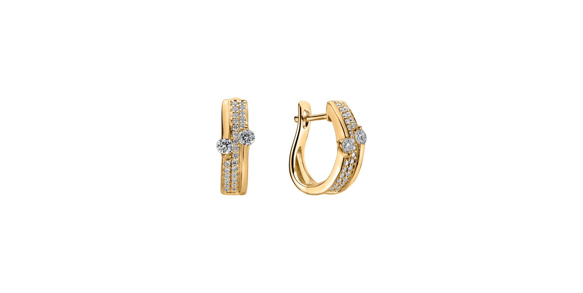 Náušnice s diamanty Ester