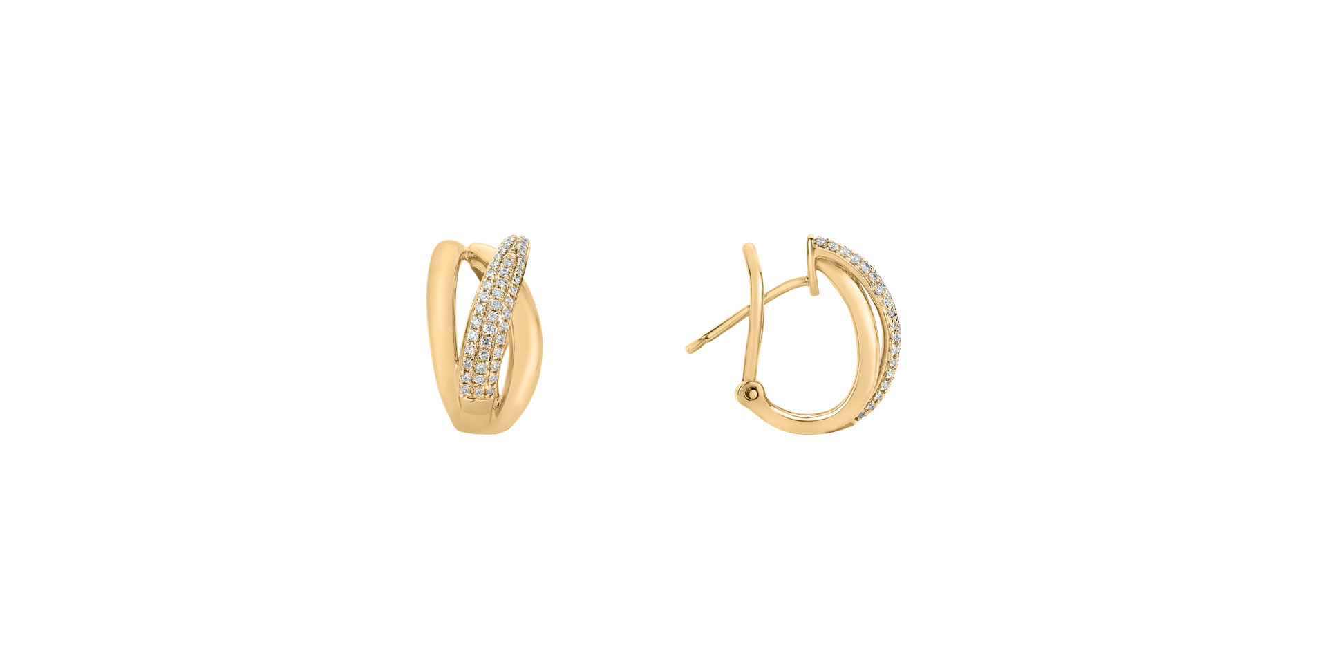 Náušnice s diamanty Sunshine Streamer