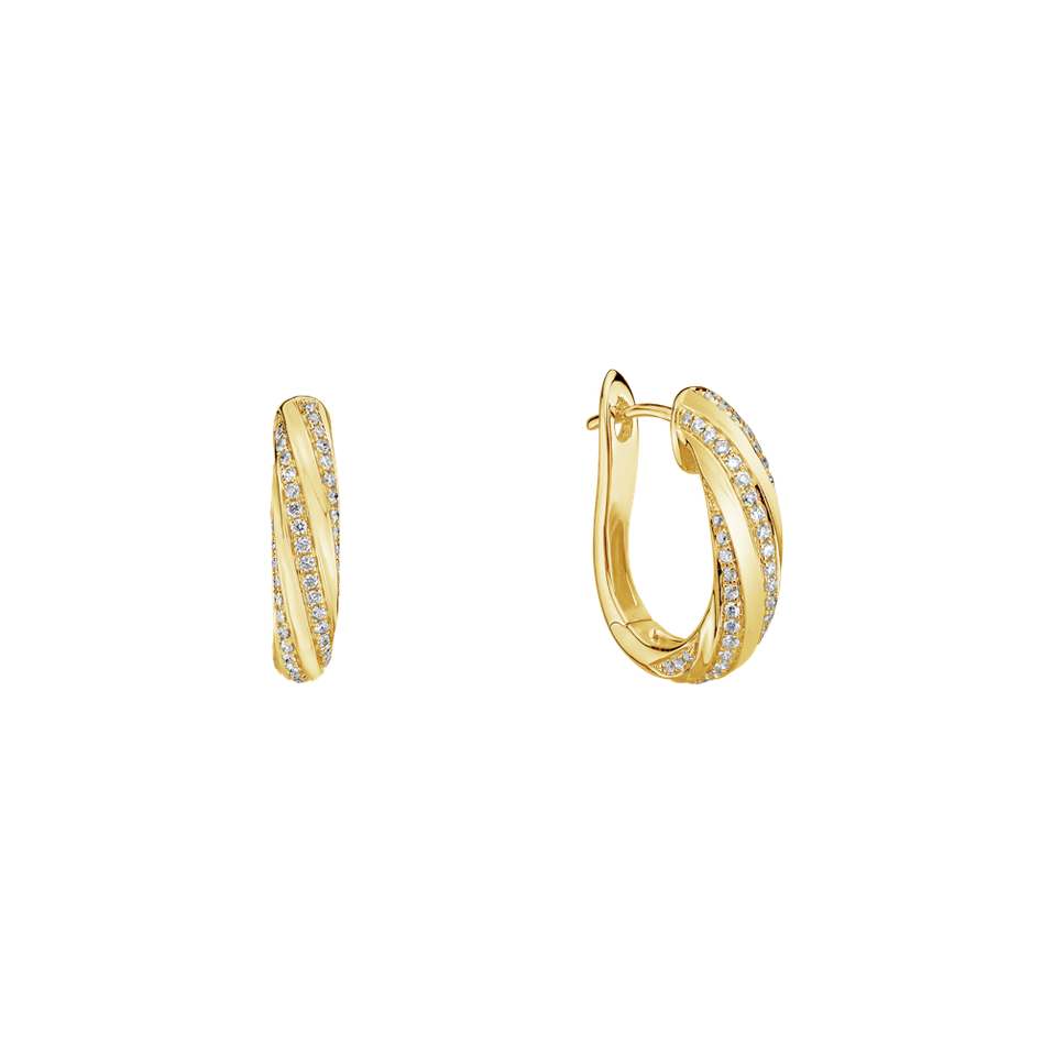 Náušnice s diamanty Joyful Energy