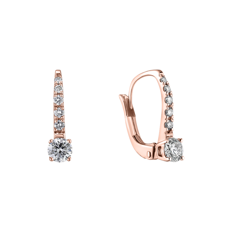 Náušnice s diamanty Fairytale Gentility