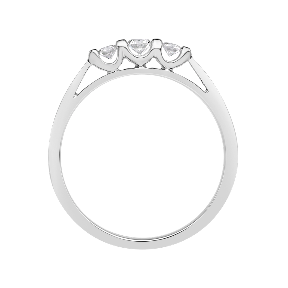 Prsten s diamanty Shards