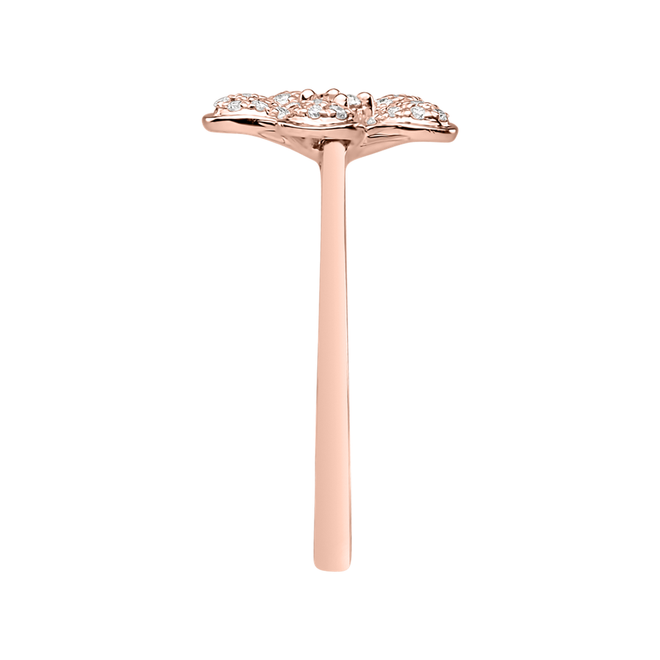 Prsten s diamanty Morning Flower