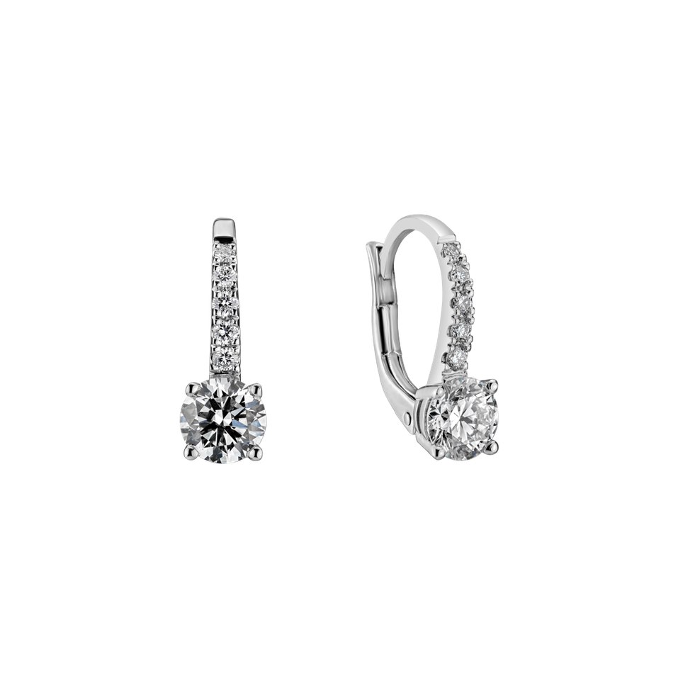 Náušnice s diamanty Fairytale Gentility