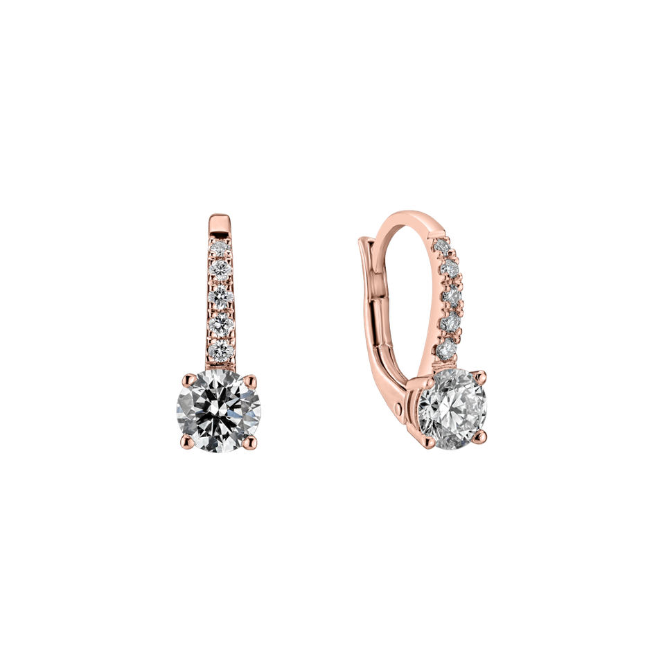 Náušnice s diamanty Fairytale Gentility