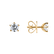 Náušnice s diamantem Star Secret3