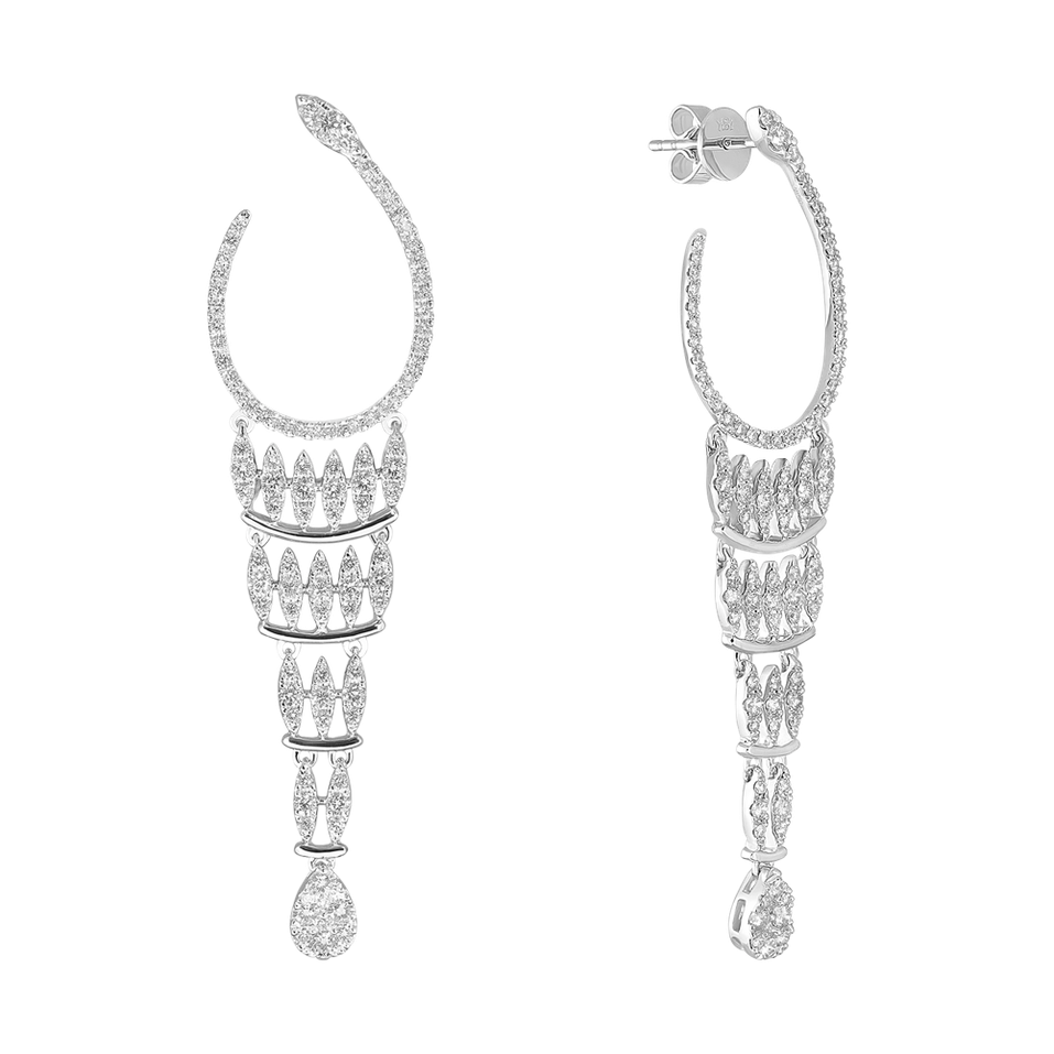 Náušnice s diamanty Golden Celebration