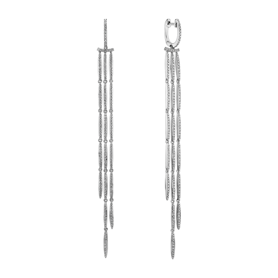 Náušnice s diamanty Anitha