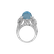 Prsten s akvamarínem a diamanty Ocean Sin3