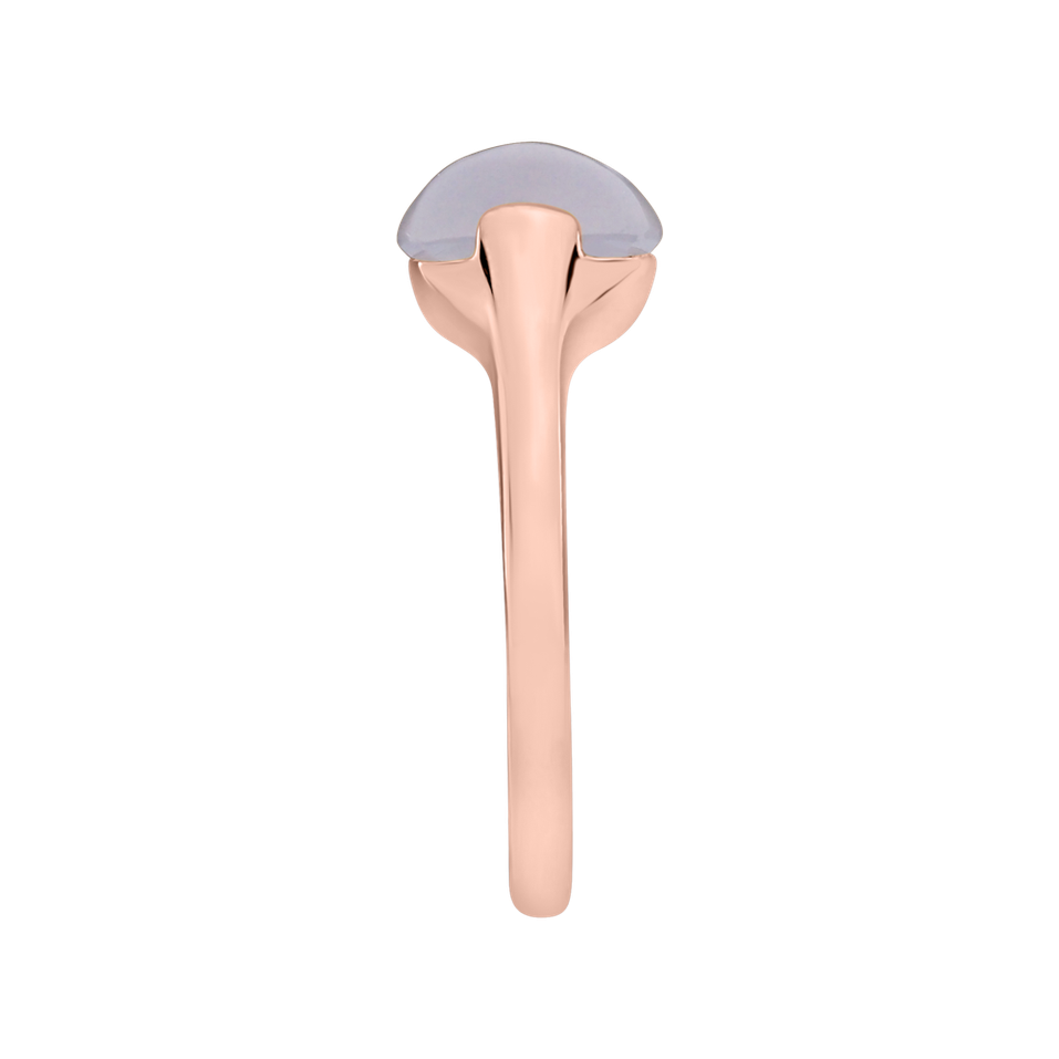 Prsten s chalcedonem blue Bonbon