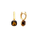 Náušnice s cognac quartzem Bonbon3
