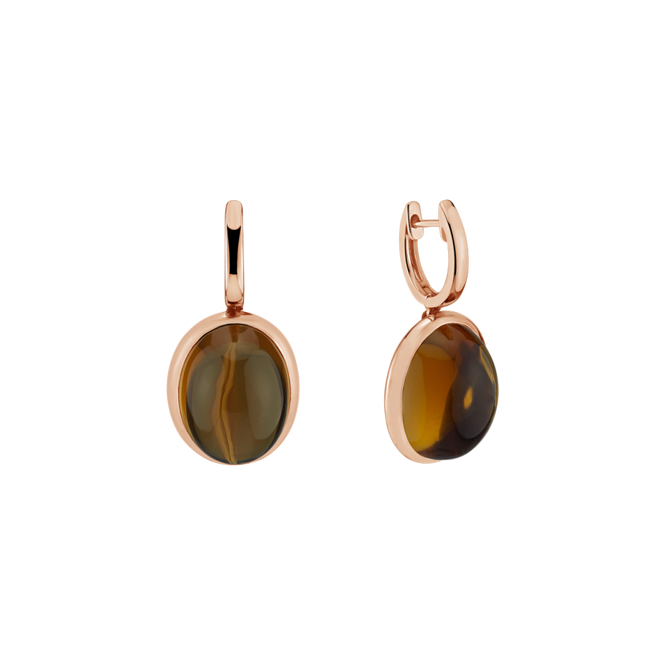 Náušnice s quartzem Miracle Cosmos