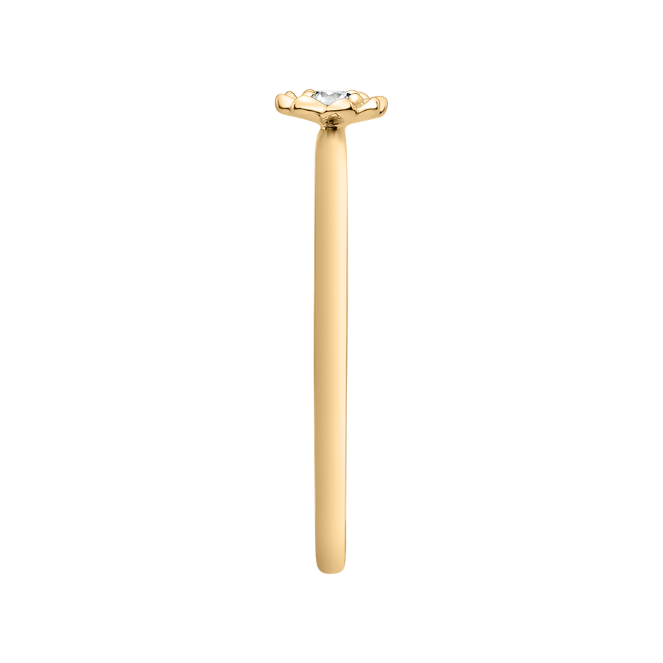 Prsten s diamantem Gorgeous Flower