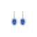 Náušnice s diamanty a tanzanitem Imperial Allegory4