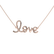 Náhrdelník s diamanty Love5