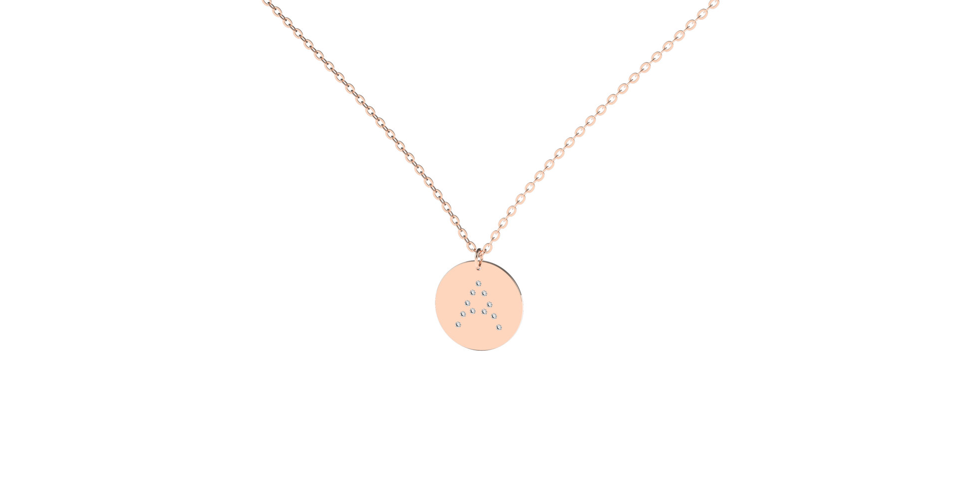 Náhrdelník s diamanty Diamond Coins A
