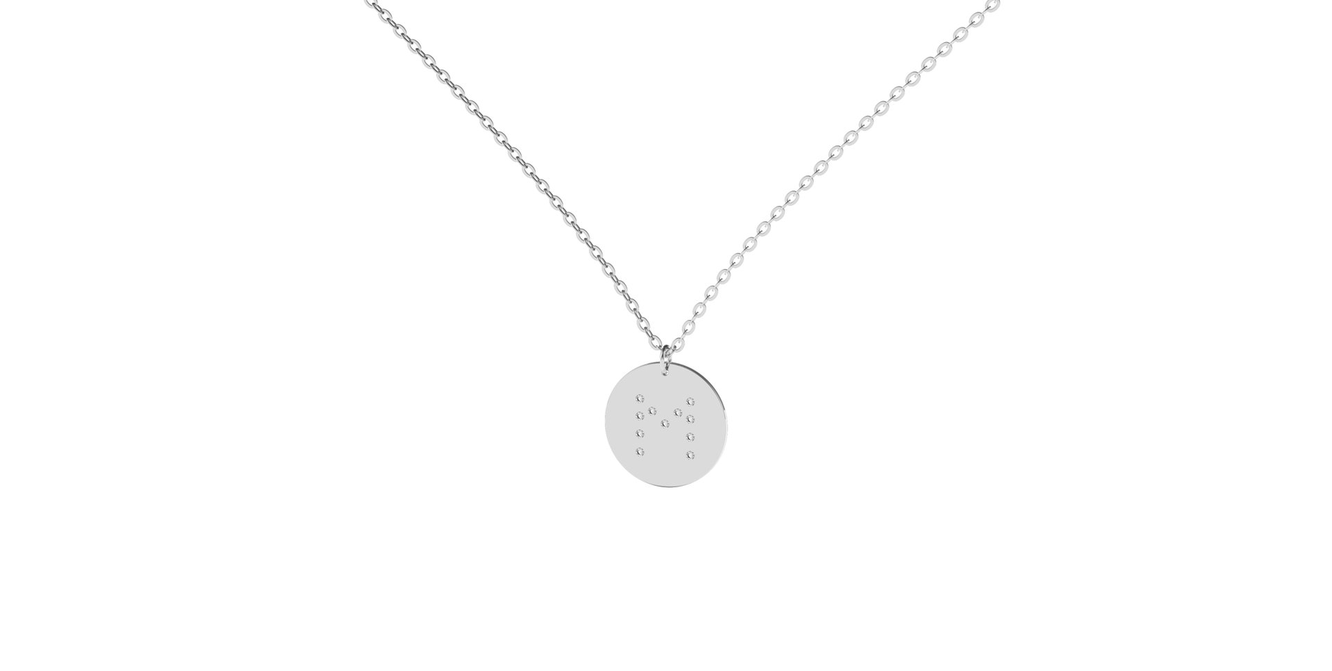 Náhrdelník s diamanty Diamond Coins M