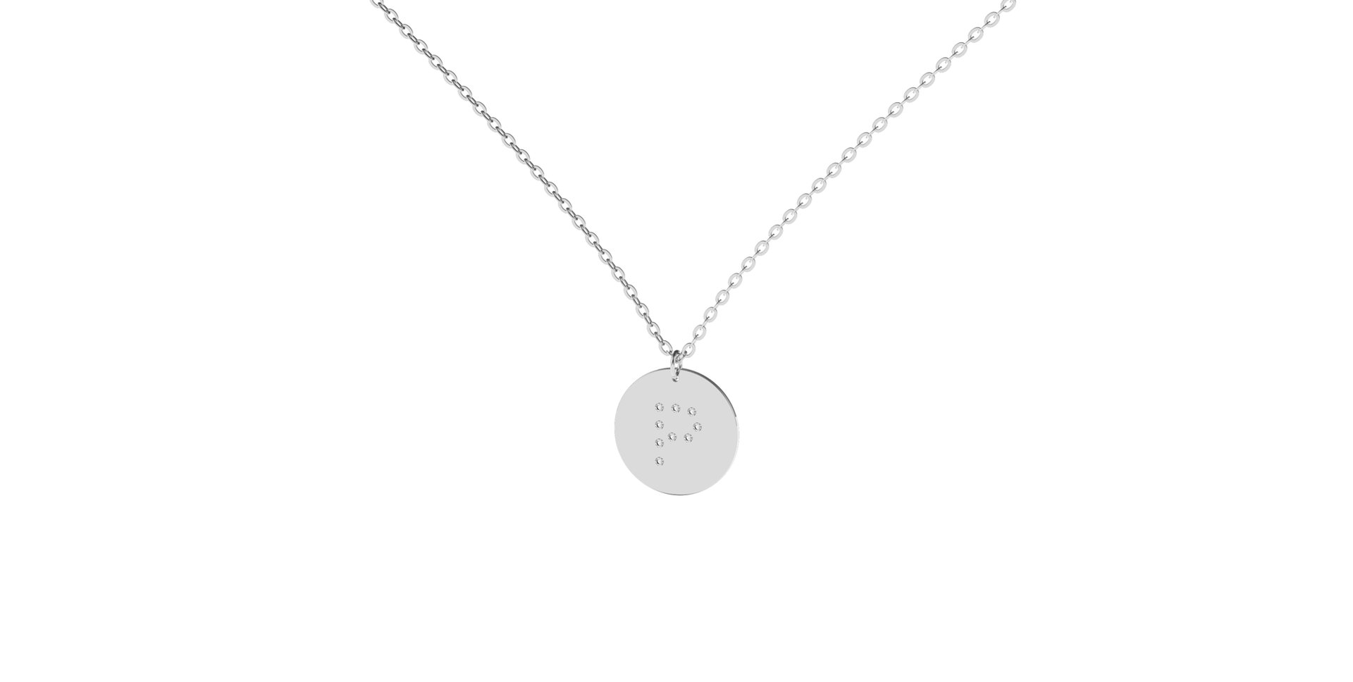 Náhrdelník s diamanty Diamond Coins P