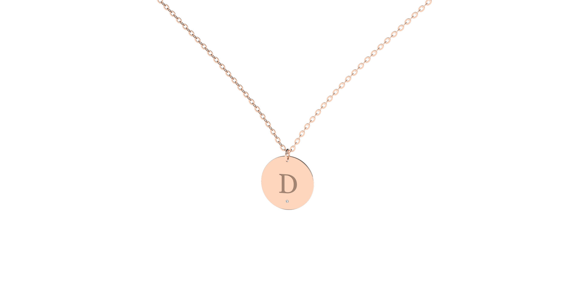 Náhrdelník s diamantem Big Coins D