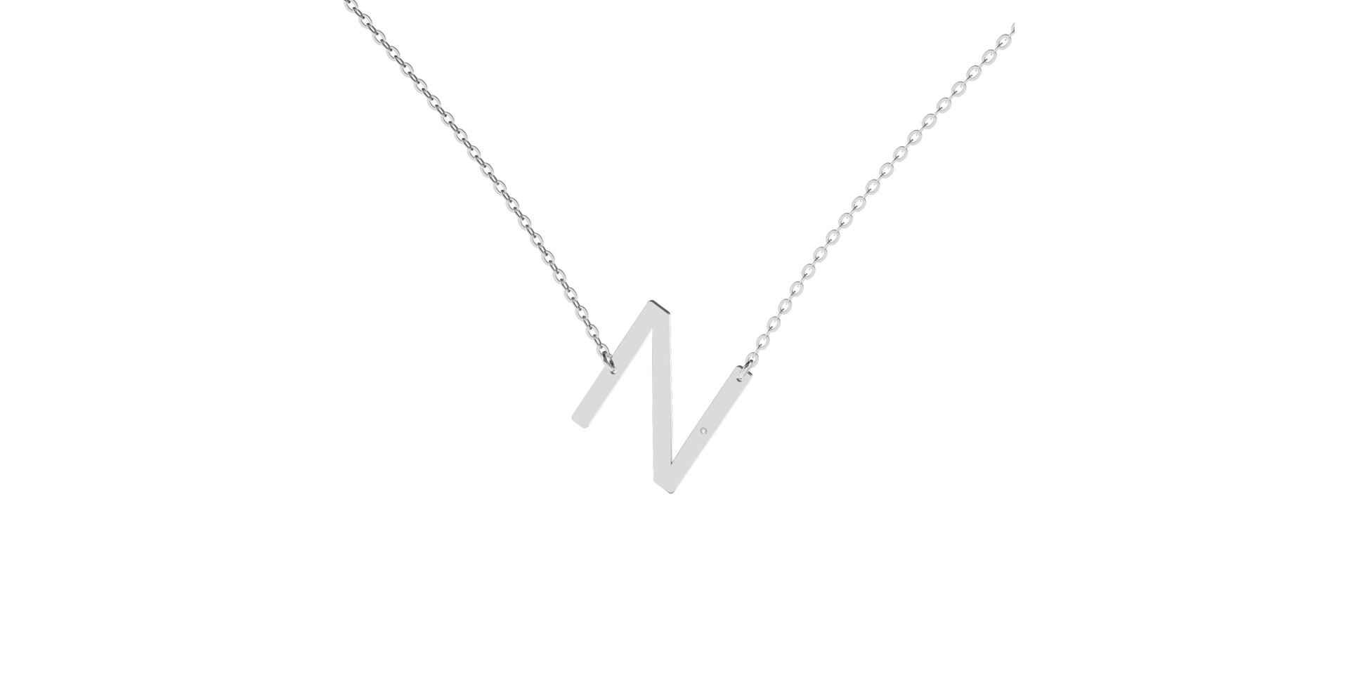 Náhrdelník s diamantem Big Line N