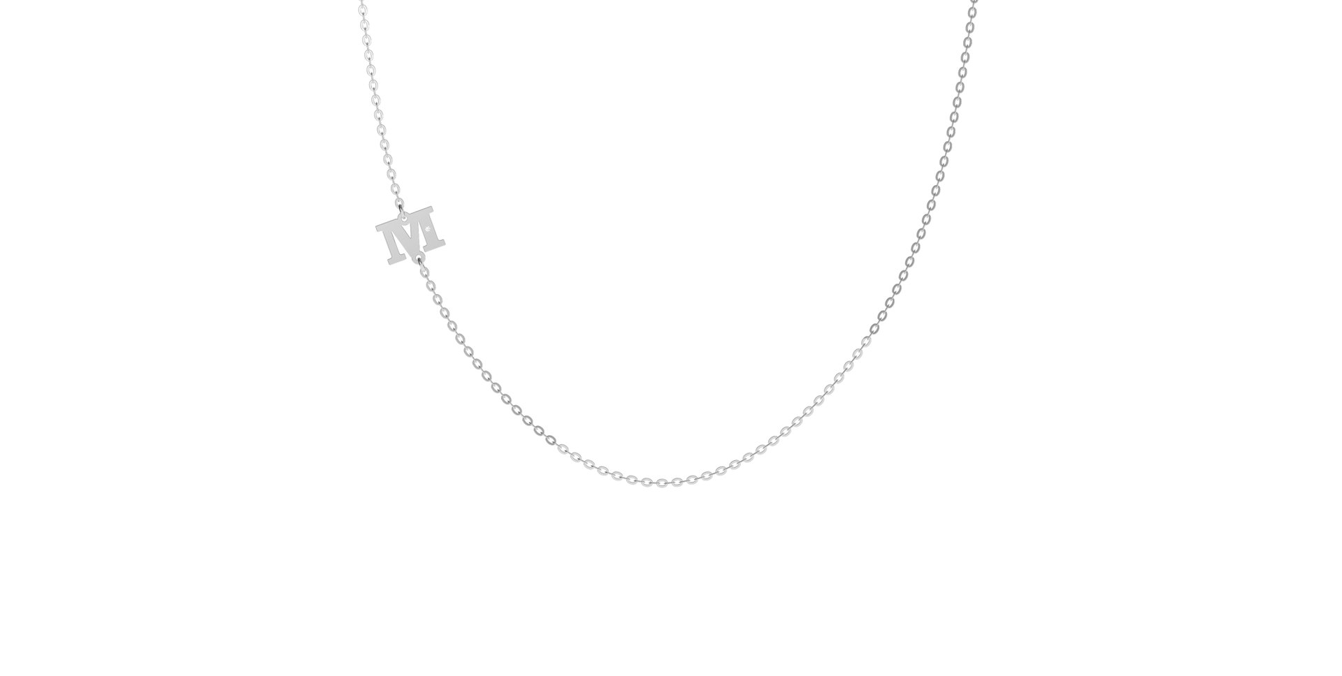 Náhrdelník s diamantem Big Line M