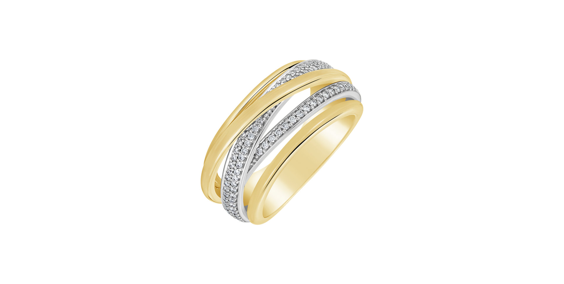 Prsten s diamanty Isolune