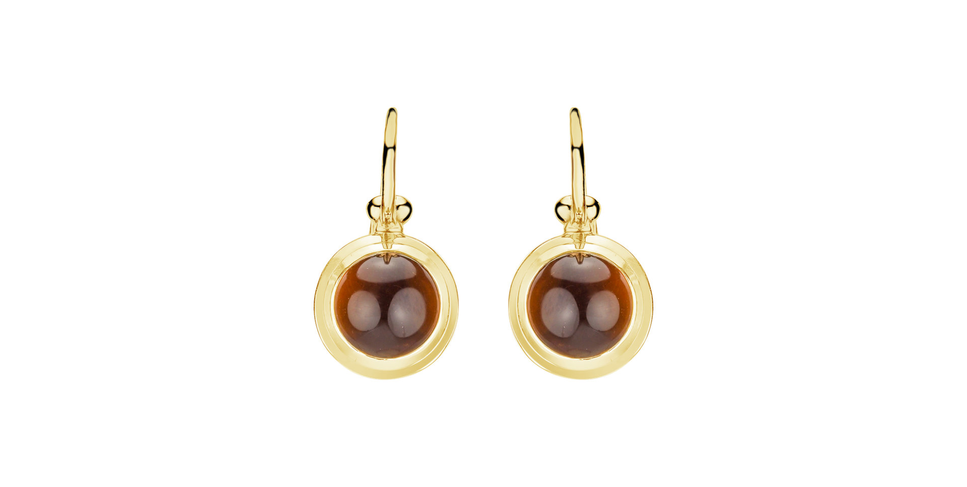 Náušnice s citrínem Albertine