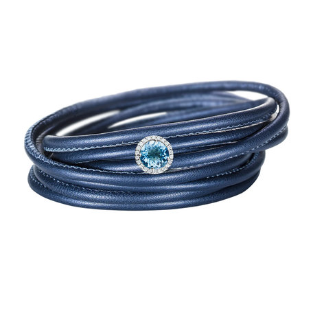 Přívěs s topazem a diamanty Espressivo