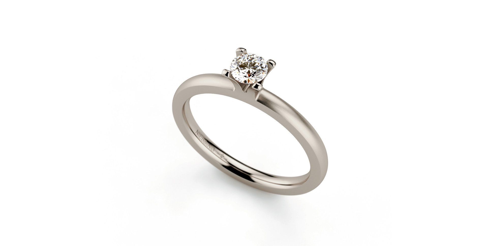 Prsten s diamantem Amatis 4 prongs