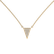 Náhrdelník s diamanty Shiny Triangle5