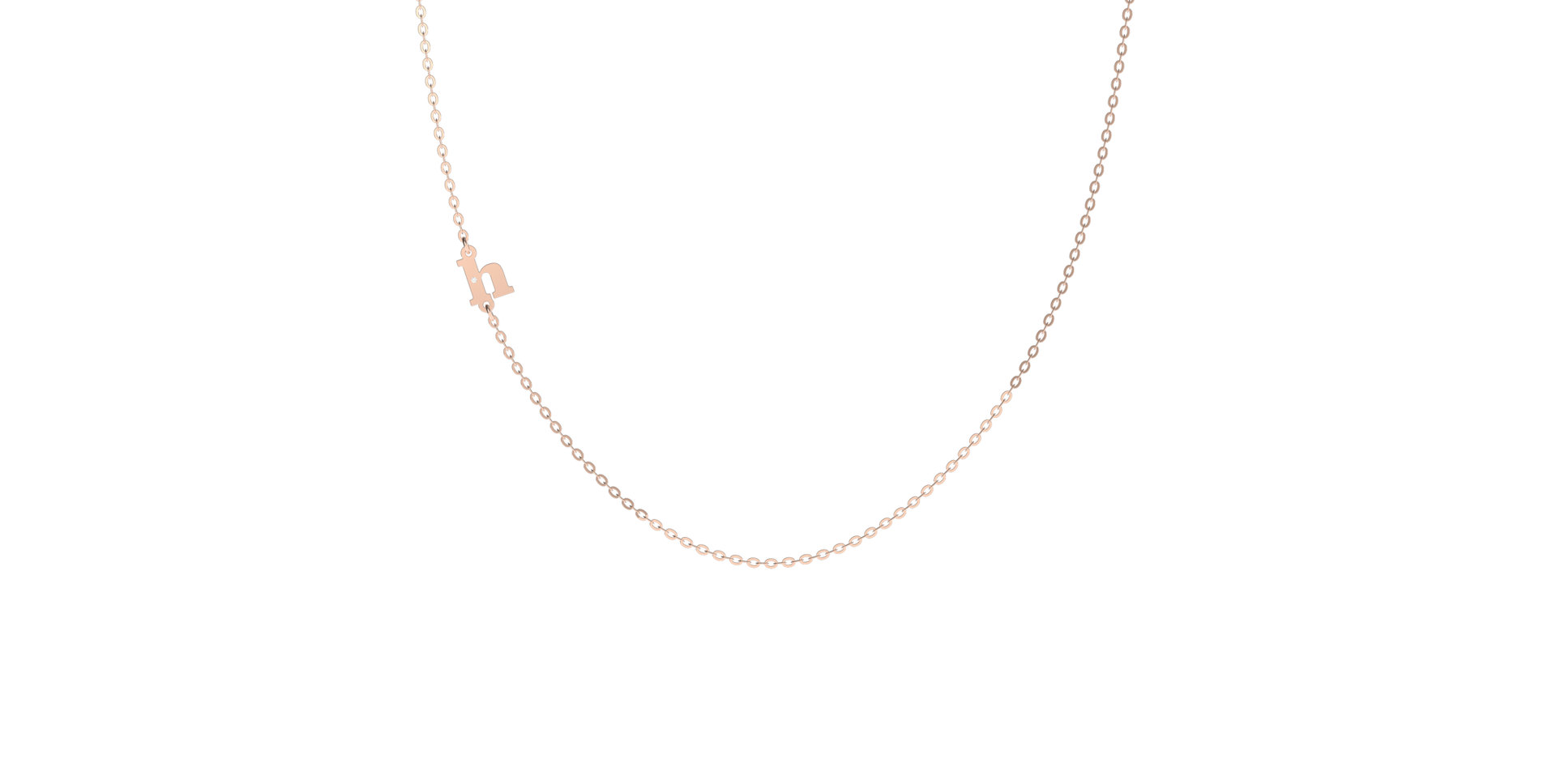 Náhrdelník s diamantem Big Classic H