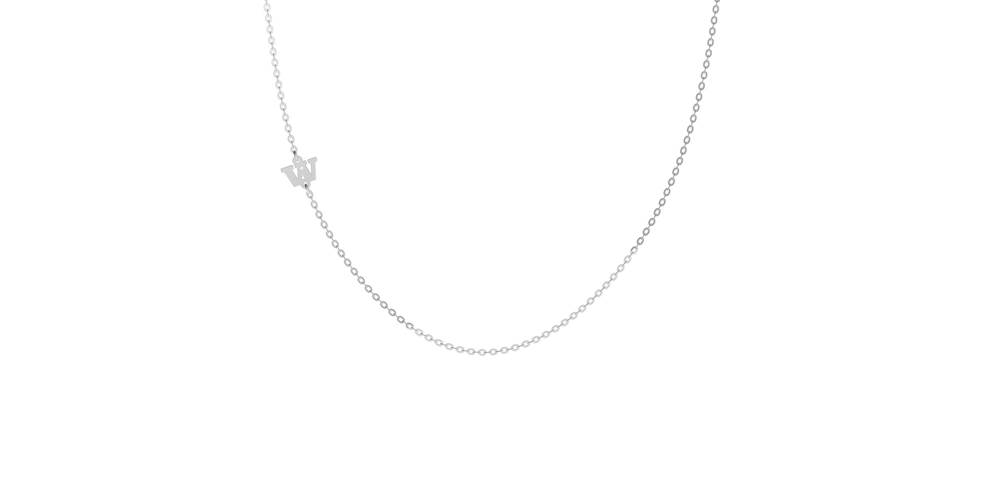 Náhrdelník s diamantem Big Classic W