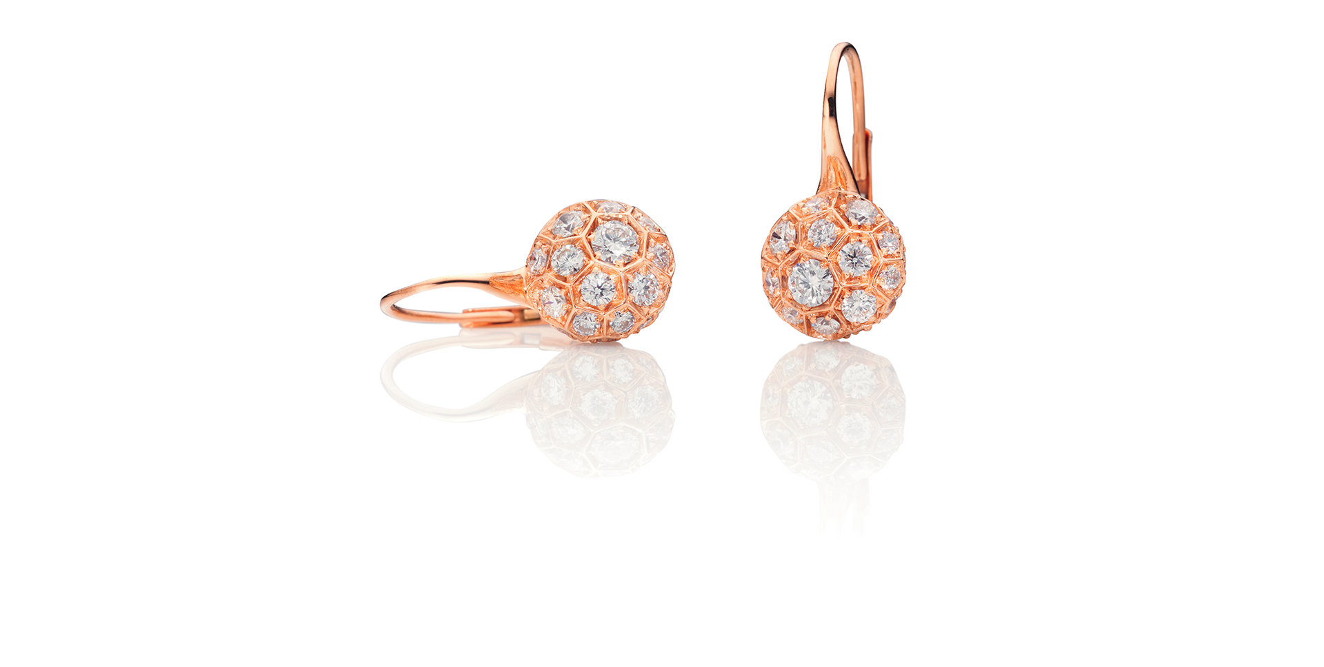 Náušnice s diamanty Fiore Magico