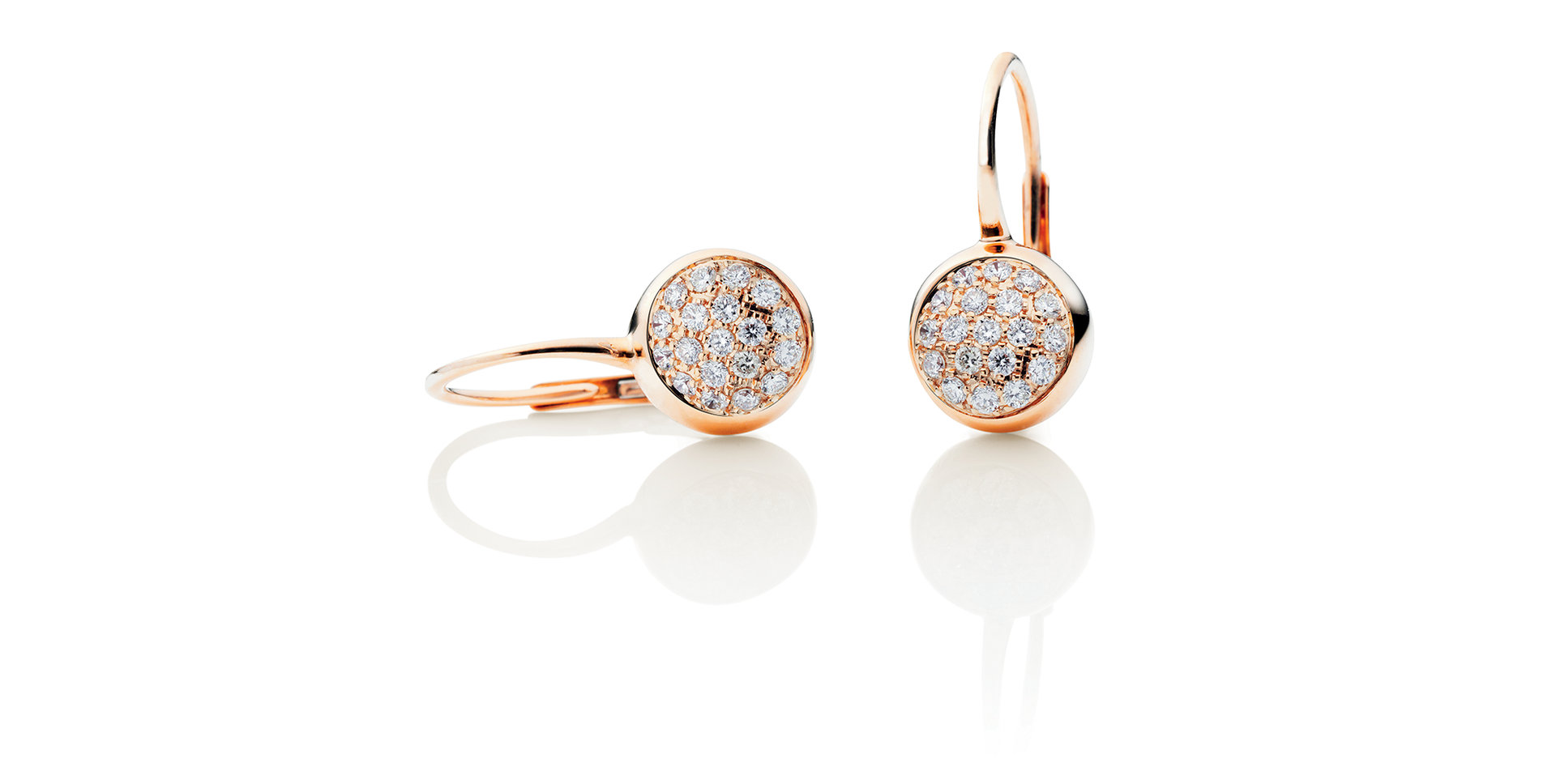 Náušnice s diamanty Dolcini