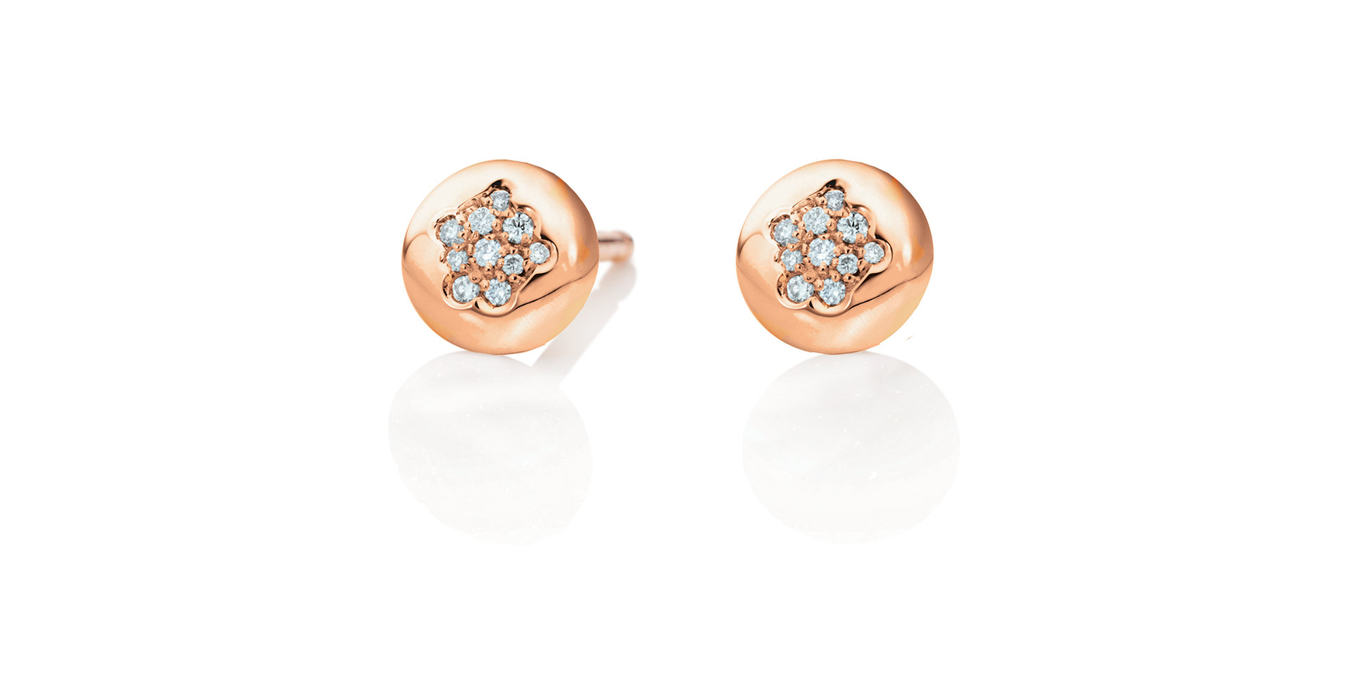 Náušnice s diamanty Dolcini