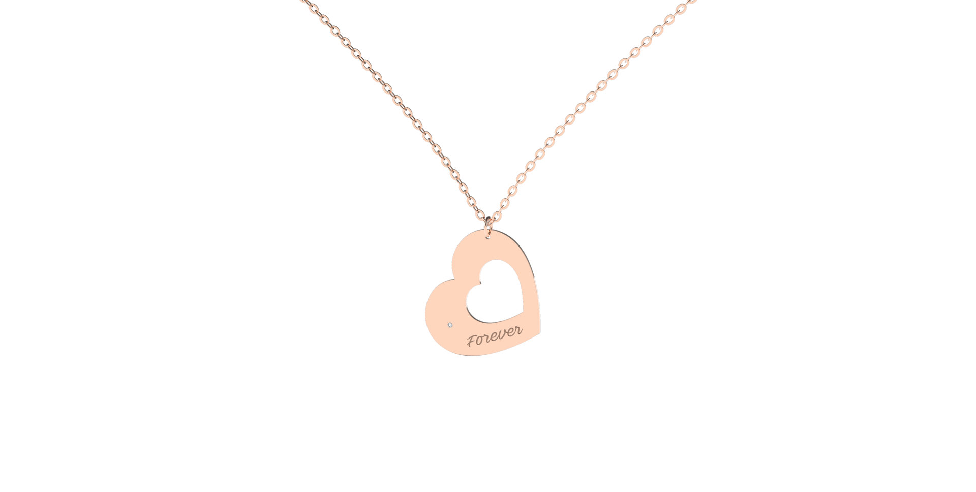 Náhrdelník s diamantem Forever