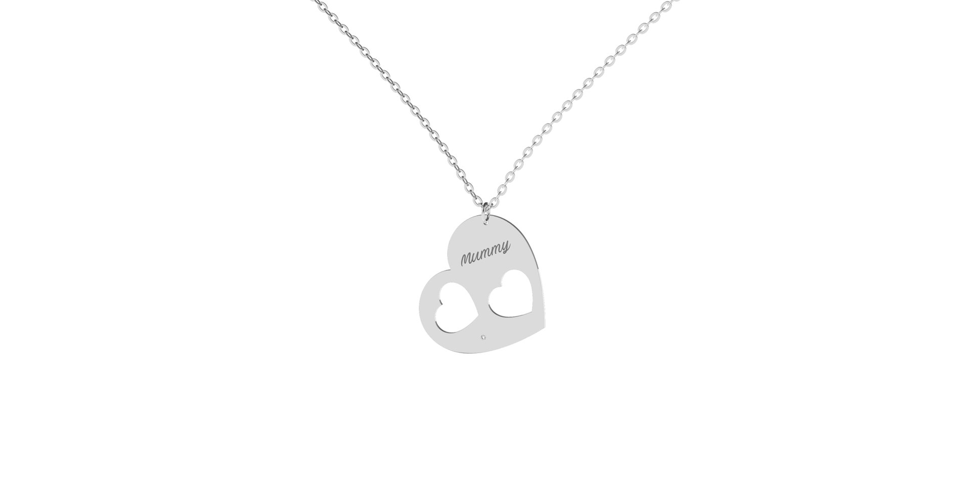 Náhrdelník s diamantem Mummy