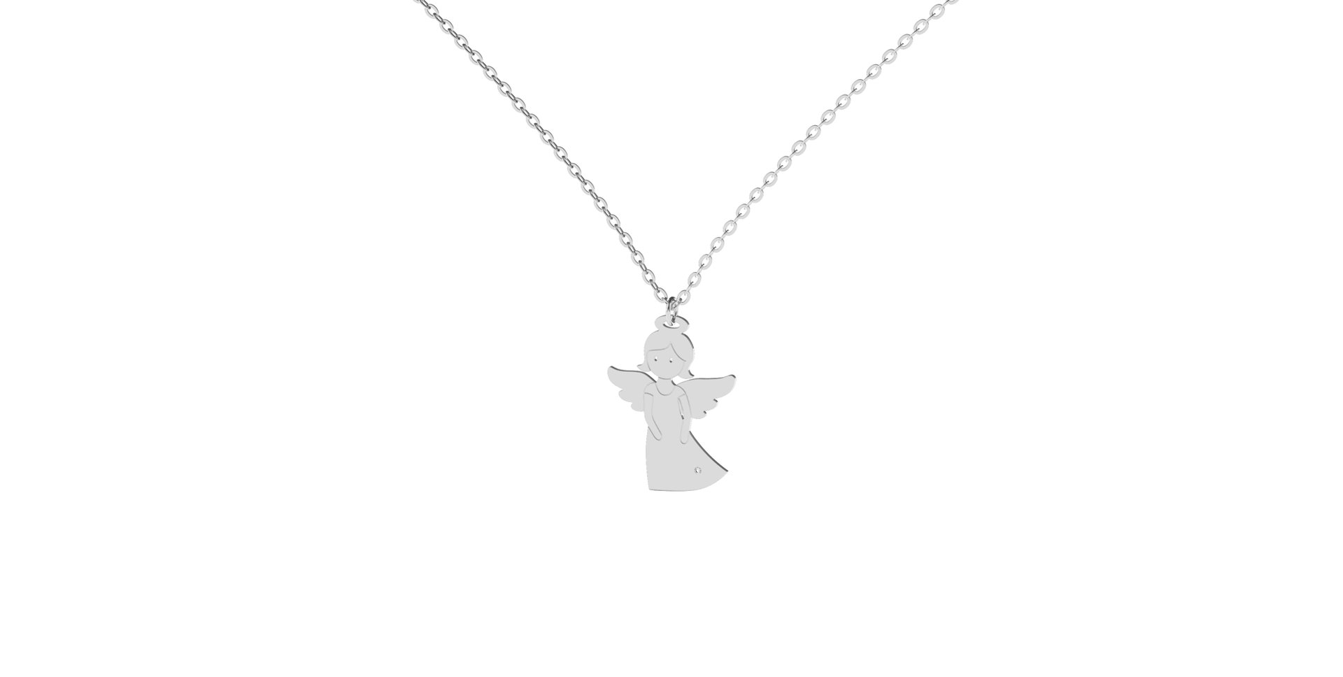 Náhrdelník s diamantem Little Angel