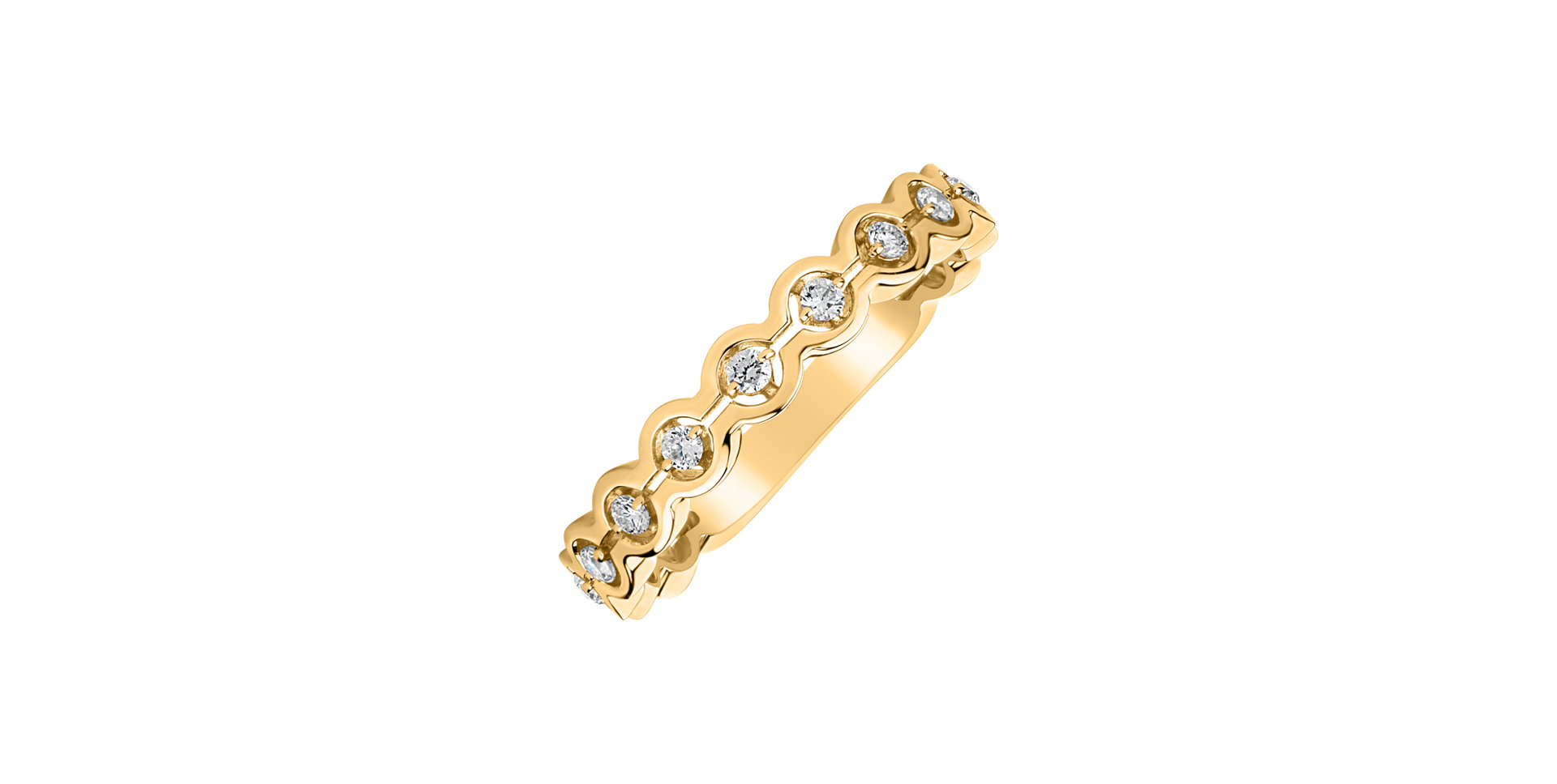 Prsten s diamanty Kaora