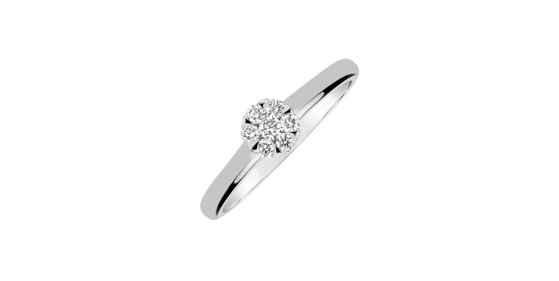 Prsten s diamanty Sprout