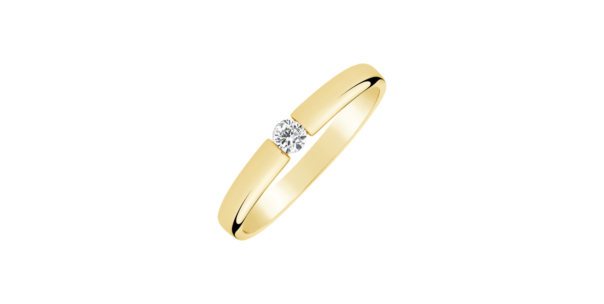 Prsten s diamantem Caeloria