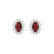 Náušnice s rubínem a diamanty Princess Sparkle5