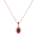 Náhrdelník s rubínem a diamanty Princess Essence4