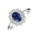 Prsten s safírem a diamanty Fairy Goddess4