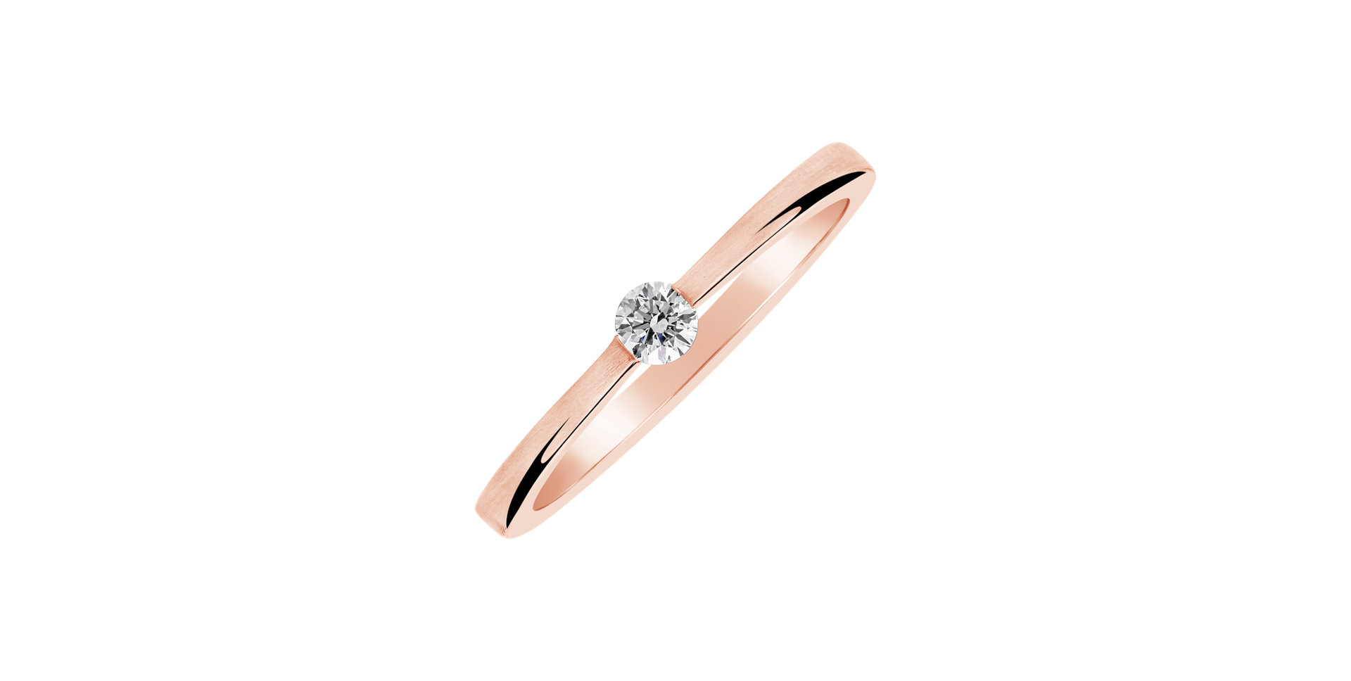 Prsten s diamantem Elythia
