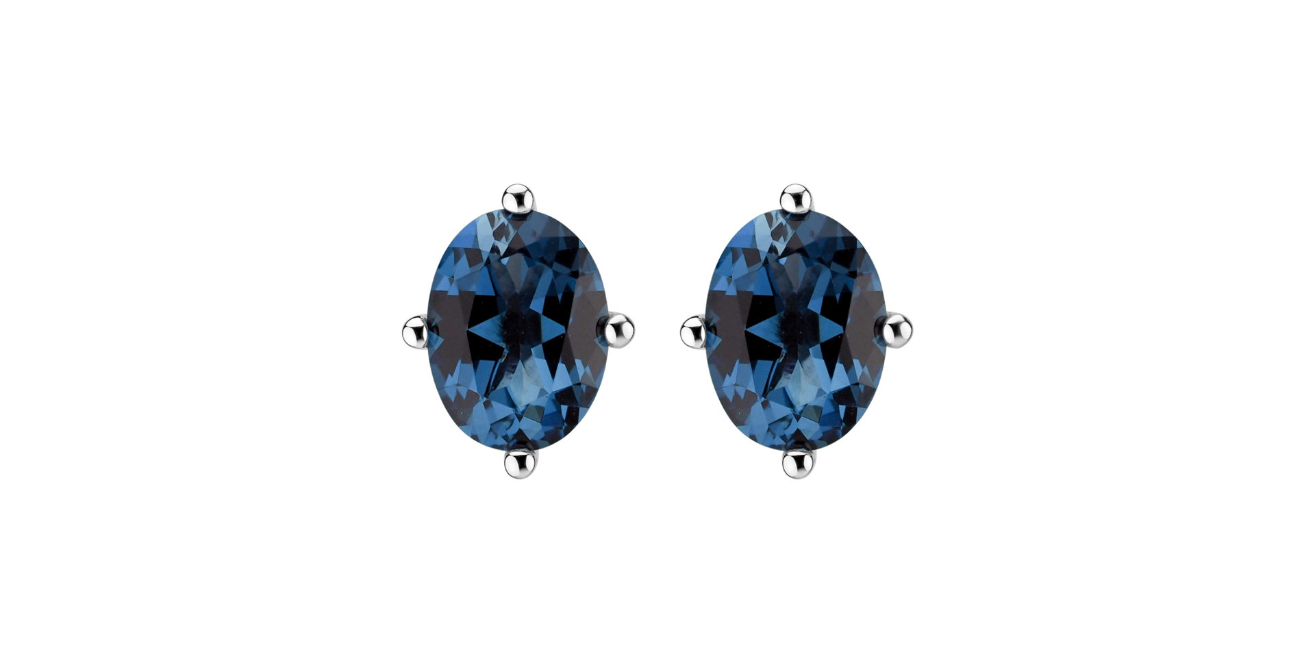 Naušnice s topazem Oriane