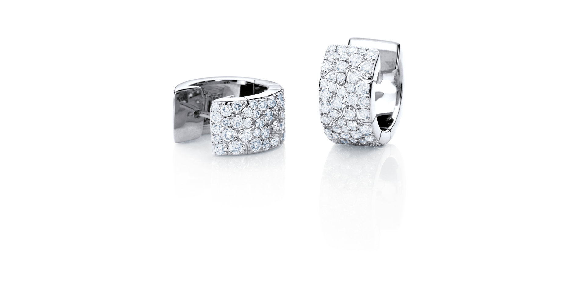 Náušnice s diamanty Vulcano