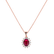 Přívěs s rubínem a diamanty Princess Sparkle4
