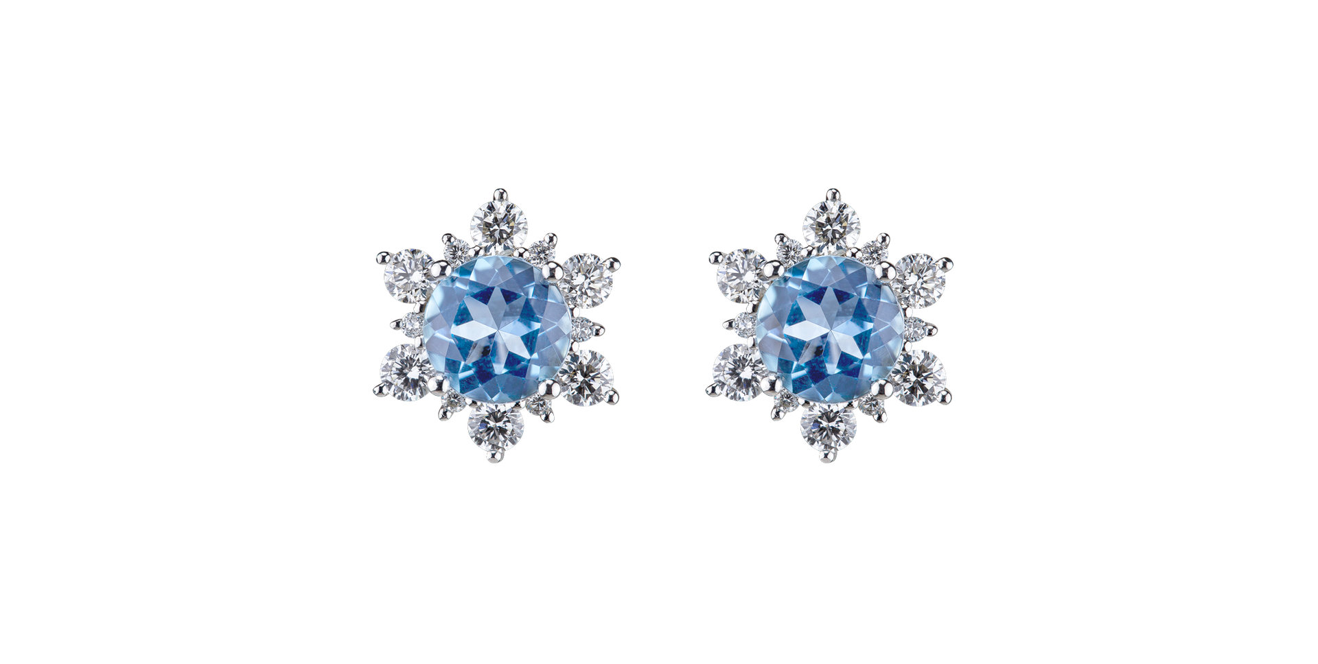 Náušnice s diamanty Winter Fairytale