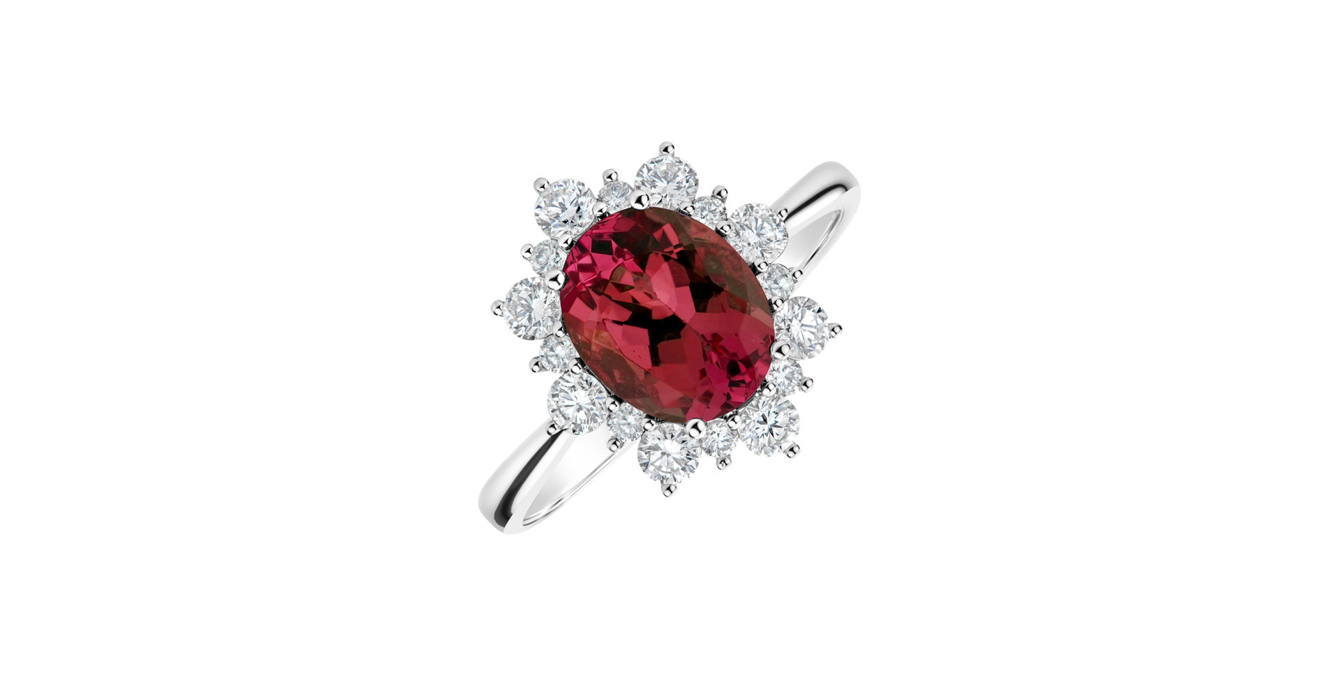 Prsten s rubínem a diamanty Trixie Princess