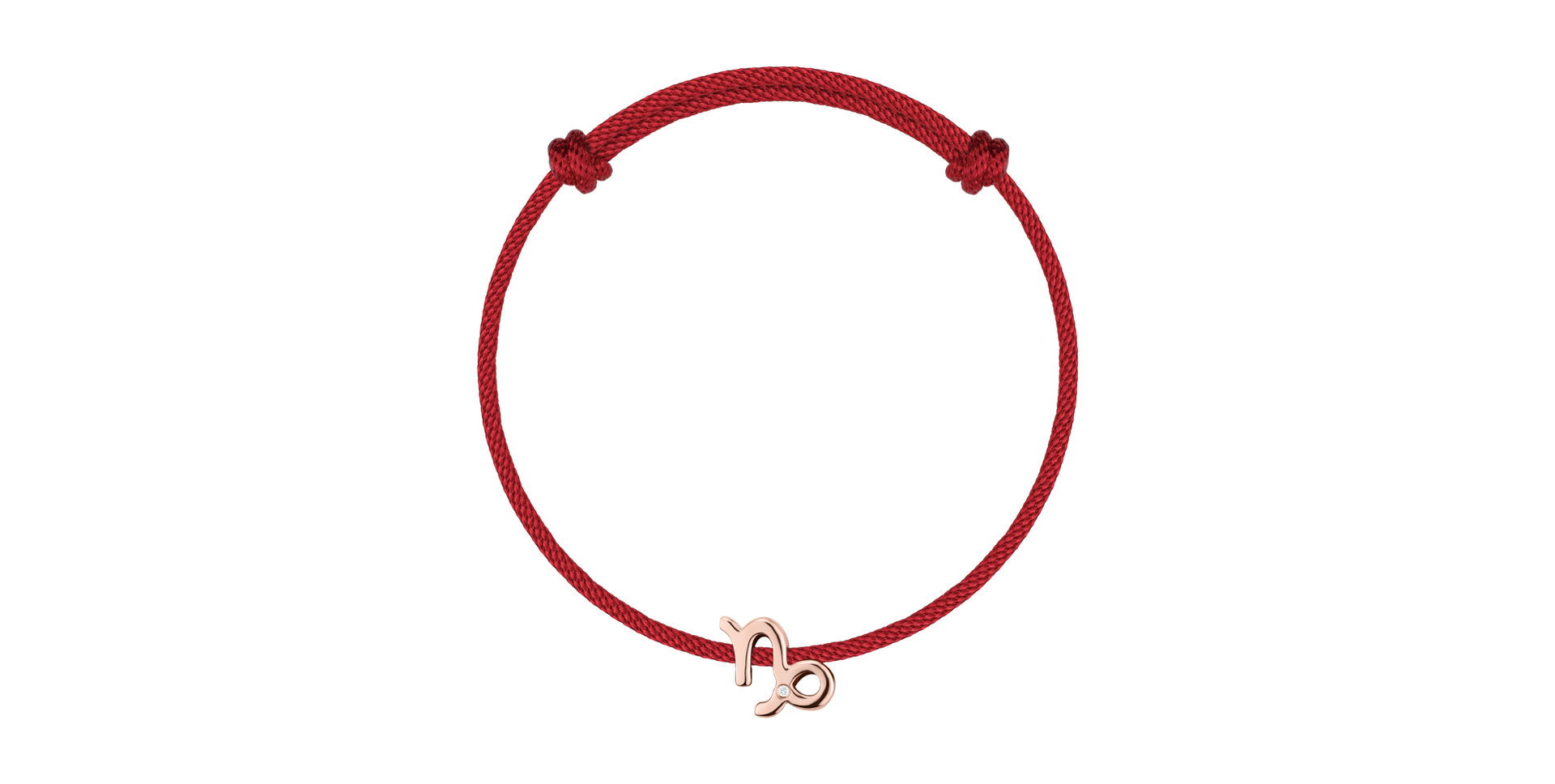 Diamantový náramek se šňůrkou Capricor